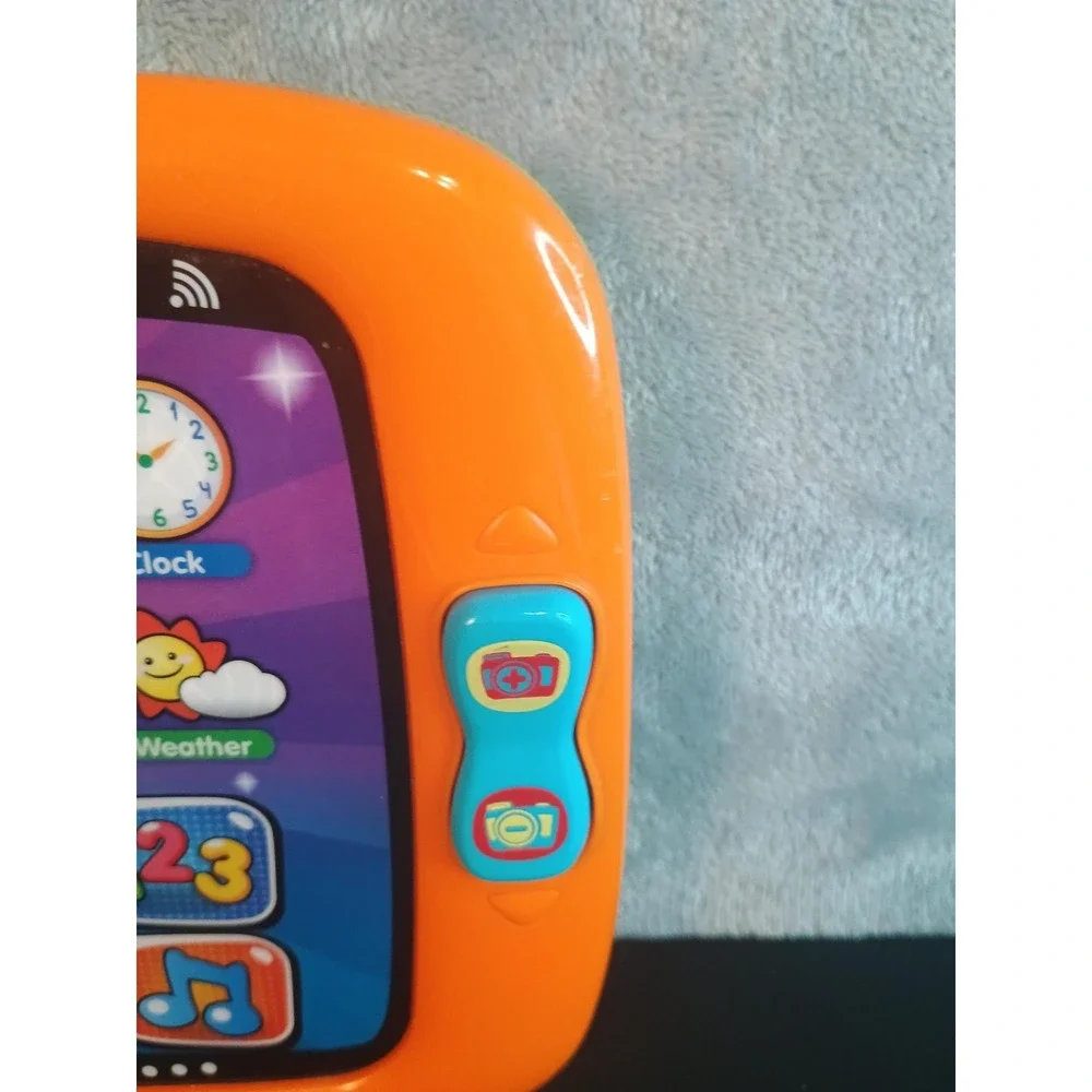 VTech Light-Up Baby Touch Tablet Orange‎ Interactive Learning Toy Music ABC 123